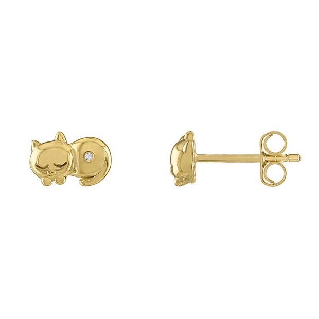 Cat deals earrings kohls