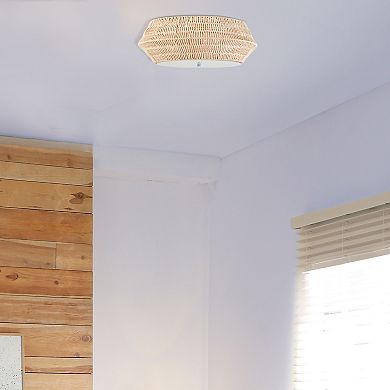 INK+IVY Mililani Bohemian Flush Mount Ceiling Light
