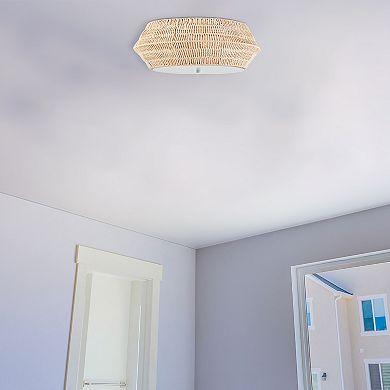 INK+IVY Mililani Bohemian Flush Mount Ceiling Light
