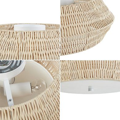 INK+IVY Mililani Bohemian Flush Mount Ceiling Light