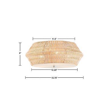 INK+IVY Mililani Bohemian Flush Mount Ceiling Light
