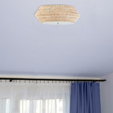 INK+IVY Mililani Bohemian Flush Mount Ceiling Light