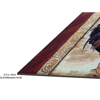 Achim Welcome Outdoor Rubber Entrance Mat 18x30 - Morning Call