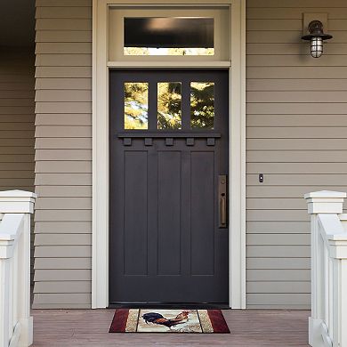 Achim Welcome Outdoor Rubber Entrance Mat 18x30 - Morning Call