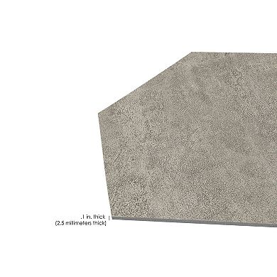 Achim Floor Galore 9x10.4 Self Adhesive Hexagon Vinyl Floor Tile - Sandstone Quartz - 20 Tiles/10 sq.ft