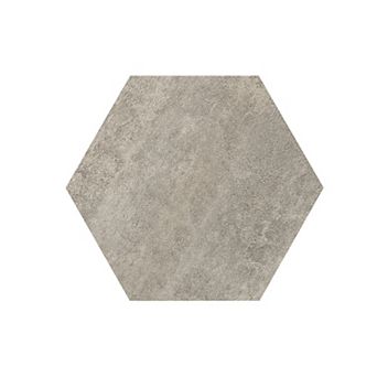 Achim Floor Galore 9x10.4 Self Adhesive Hexagon Vinyl Floor Tile - Sandstone Quartz - 20 Tiles/10 sq.ft