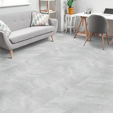 Achim Palazzo 12x24 Self Adhesive Vinyl Floor Tile - City Scape Concrete - 20 Tiles/40 sq. ft.