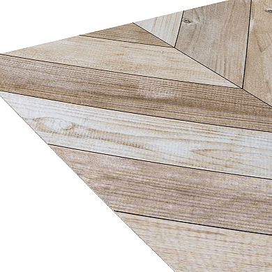 Achim Retro 12x12 Self Adhesive Vinyl Floor Tile - Whitewash Chevron - 20 Tiles/20 sq. ft.