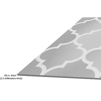 Achim Retro 12x12 Self Adhesive Vinyl Floor Tile - Arabesque - 20 Tiles/20 sq. ft.