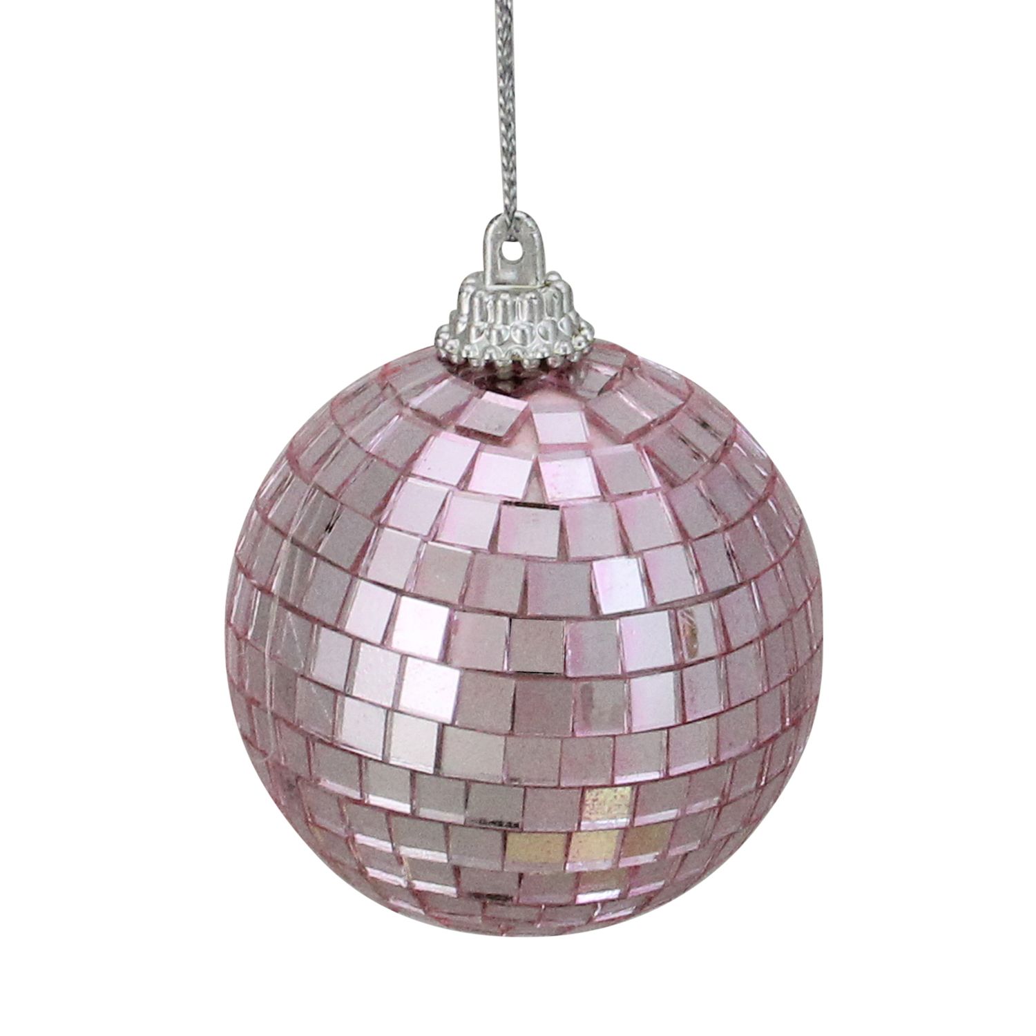 Northlight 4ct Mirrored Glass Disco Ball Christmas Ornament Set 4