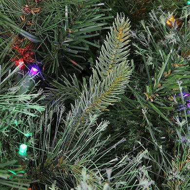 Pre-Lit Ashcroft Cashmere Pine Commercial Artificial Christmas Wreath - 72-Inch Multi LED Lights