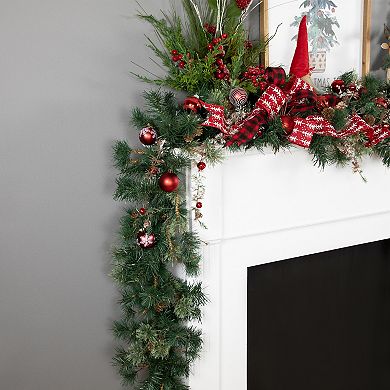 9 x 12 Country Mixed Pine Artificial Christmas Garland Unlit