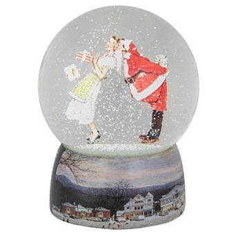 6.5" Norman Rockwell 'Christmas Surprise' Snow Globe