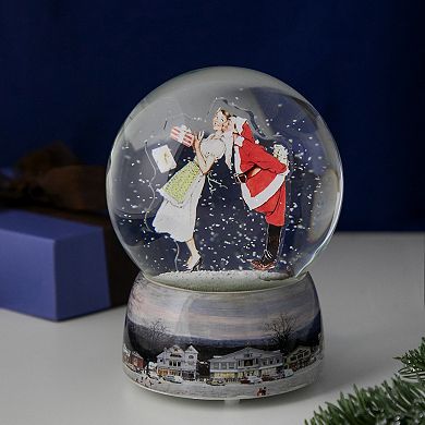 6.5" Norman Rockwell 'Christmas Surprise' Snow Globe