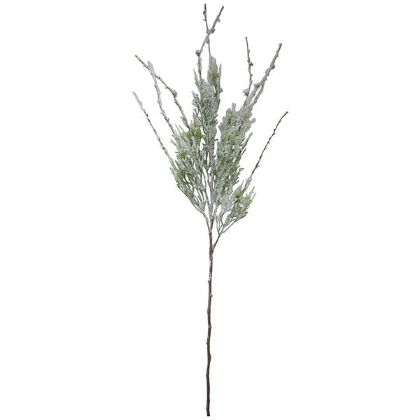 47" White Frosted Pine Artificial Christmas Spray