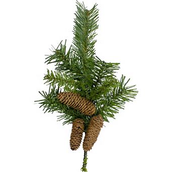 15 Dakota Red Pine Artificial Christmas Craft Spray with Pine Cones