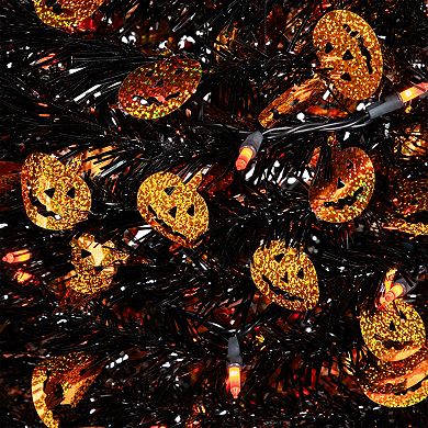 6' Fall Harvest Pop Up Artificial Thanksgiving Tree with Pumpkins