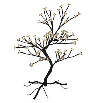 25" Pre-Lit Japanese Sakura Blossom Artificial Tree - Warm White LED lights