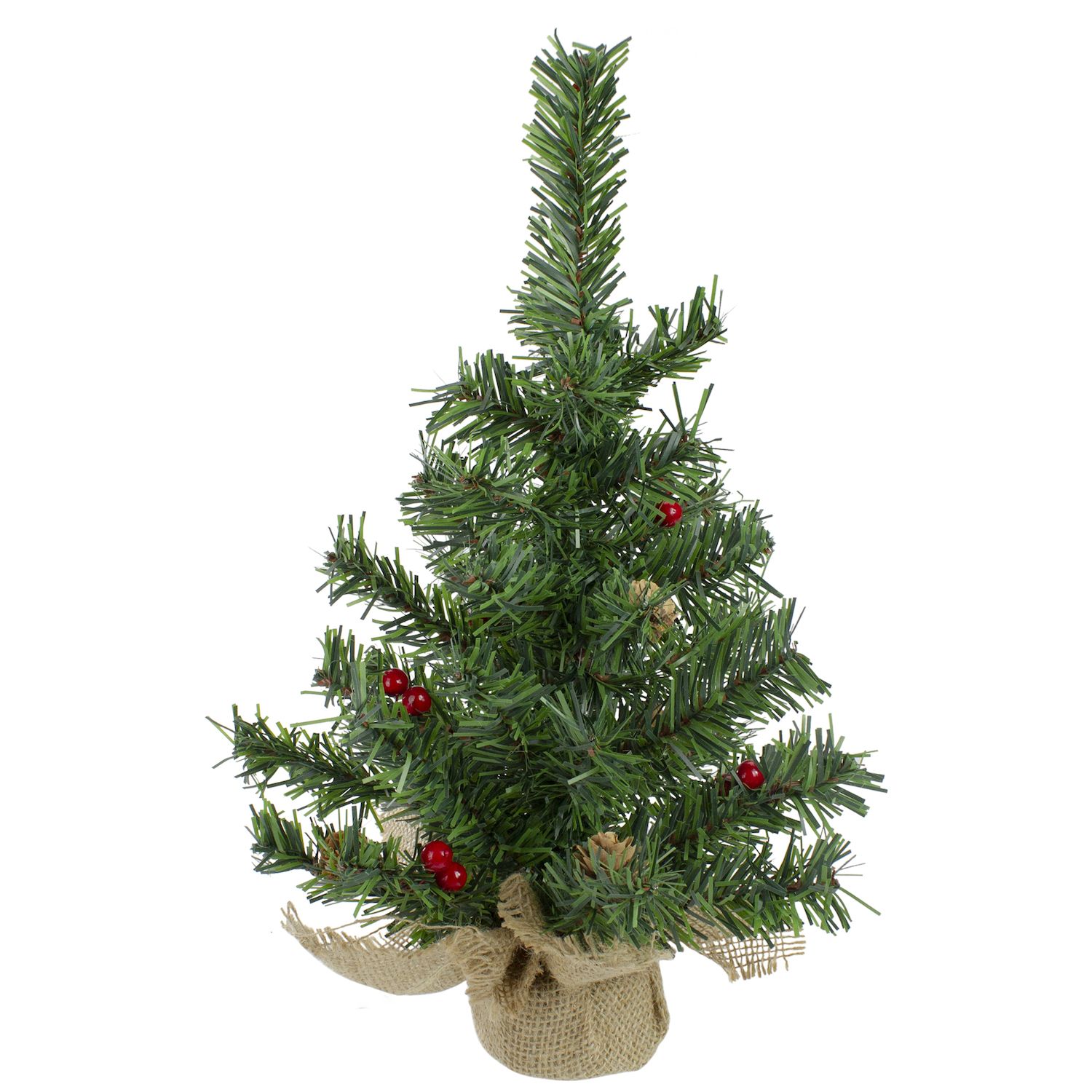 The Holiday Aisle® Foam Christmas Frosted Berry Pinecone Tree