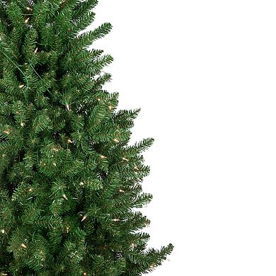 15' Pre-Lit Genoa Fraser Fir Slim Artificial Christmas Tree Clear Lights
