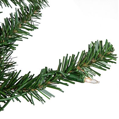 15' Pre-Lit Genoa Fraser Fir Slim Artificial Christmas Tree Clear Lights