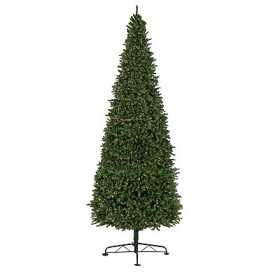 15' Pre-Lit Genoa Fraser Fir Slim Artificial Christmas Tree Clear Lights