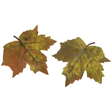 10-Piece Autumn Harvest Artificial Pumpkin Acorn and Leaf Decoration Set