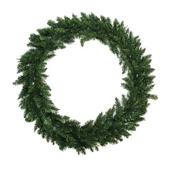 Green Buffalo Fir Artificial Christmas Wreath - 72-Inch Unlit