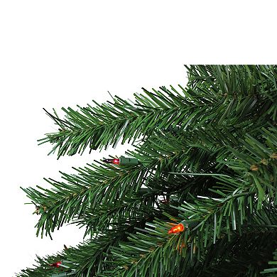 4' Pre-Lit Artificial Tropical Outdoor Patio Palm Tree - Multicolor Lights