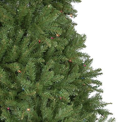 9' Pre-Lit Rockwood Pine Artificial Christmas Tree Multi Lights