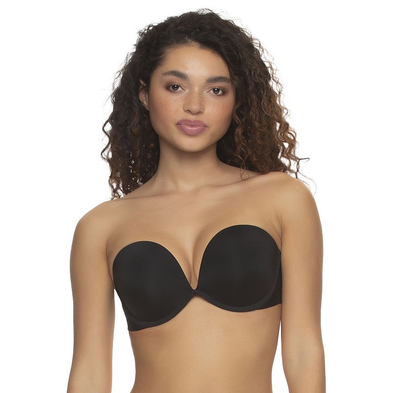 Jezebel Evolve Strapless Convertible Bra 240158, Women's, Size: 34 D, Black