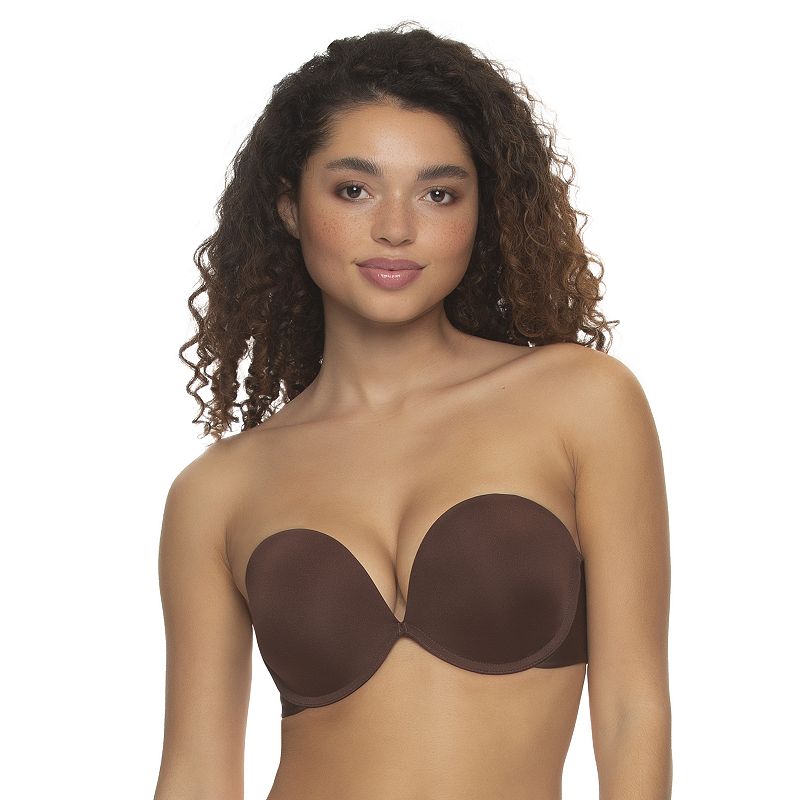 Jezebel Evolve Strapless Convertible Bra 240158, Women's, Size: 32 Dd, Brown Cca