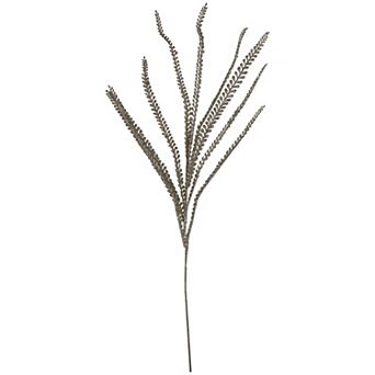 36" Gold Glittered Artificial Fern Christmas Spray