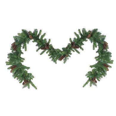 9' x 14" Dakota Red Pine Artificial Christmas Garland - Unlit