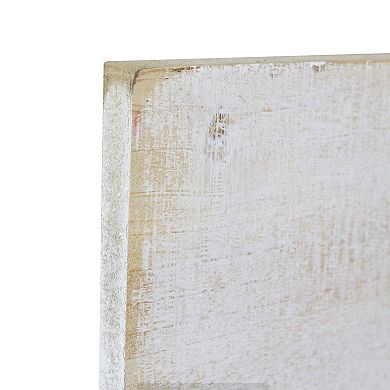 24" Rustic Wooden 'Merry Christmas' Hanging Wall Sign