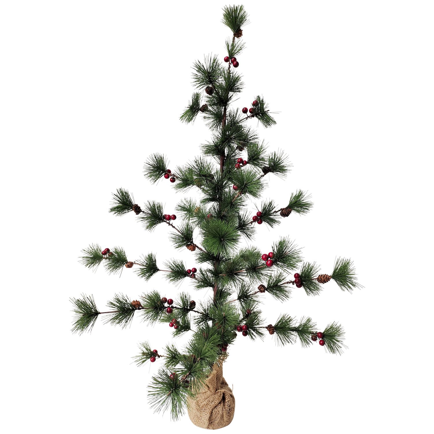 32CM 11 Inch Pine Snowy Artificial Holly Red Berry Pine Cone Picks Pine  Cones for Christmas Xmas craftsmanship Party Festive Home Decor