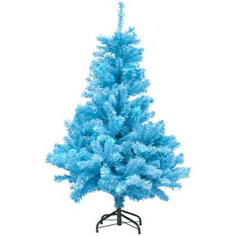 6' Cerulean Blue Pine Artificial Christmas Tree Unlit