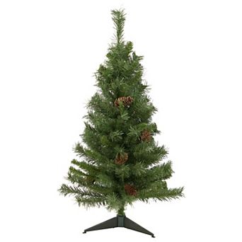3' Black River Pine Artificial Medium Profile Christmas Tree Unlit
