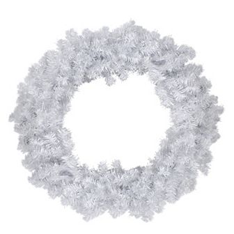 Crystal Spruce Artificial Christmas Wreath - 36-Inch Unlit