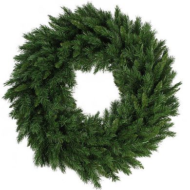 Lush Mixed Pine Artificial Christmas Wreath  36-Inch  Unlit