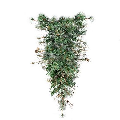 36" Green Country Mixed Pine Artificial Christmas Teardrop Swag - Unlit