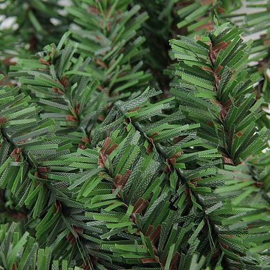 Mini Pine Artificial Christmas Wreath - 16-Inch Unlit