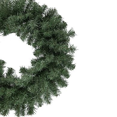24" Medium Pine Artificial Christmas Wreath Unlit