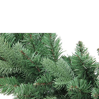 Mixed Eden Pine Artificial Christmas Wreath 24-Inch Unlit