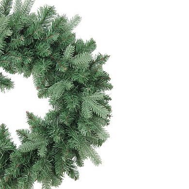 Mixed Eden Pine Artificial Christmas Wreath 24-Inch Unlit