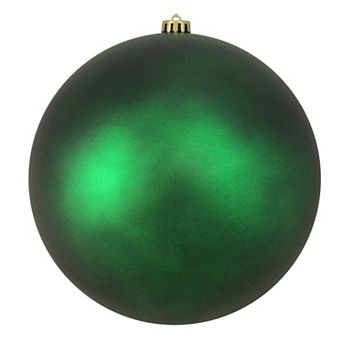 Matte Xmas Green Shatterproof Christmas Ball Ornament 10" (250mm)
