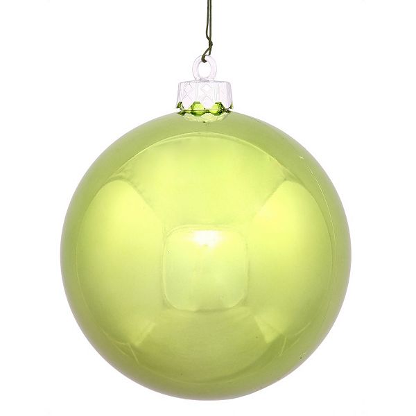 Shiny Lime Green Shatterproof Christmas Ball Ornament 2.75" (70mm)