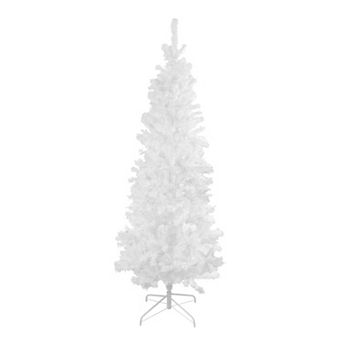 6.5' White Winston Pine Slim Artificial Christmas Tree - Unlit