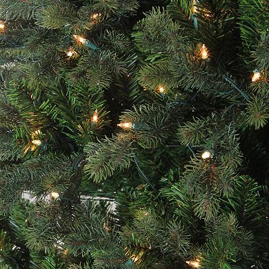 9' Pre-Lit Medium Savannah Spruce Artificial Christmas Tree - Clear Lights