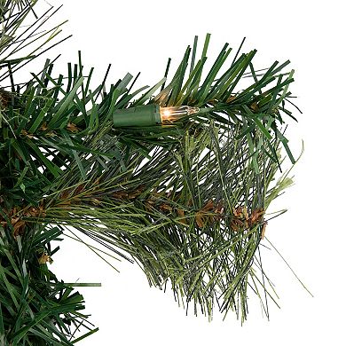 9' x 10" Pre-Lit Oregon Cashmere Pine Artificial Christmas Garland Clear Lights